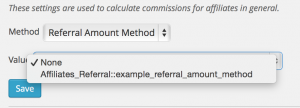 referral amount method