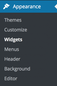 Appearance - Widget